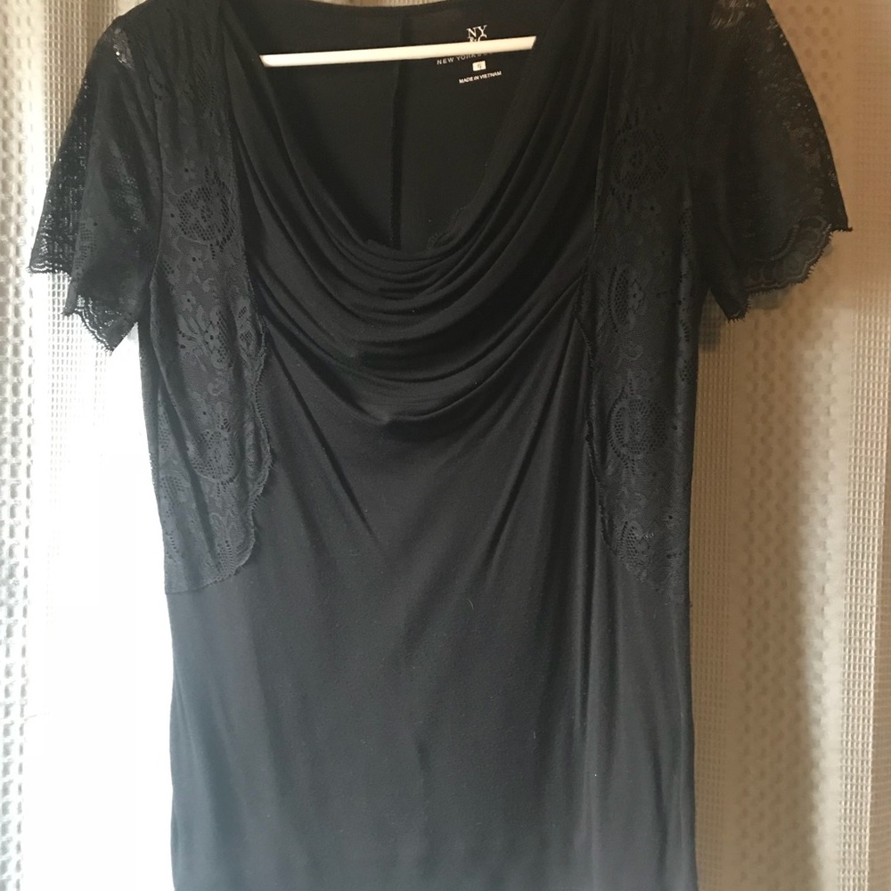 Black dressy T